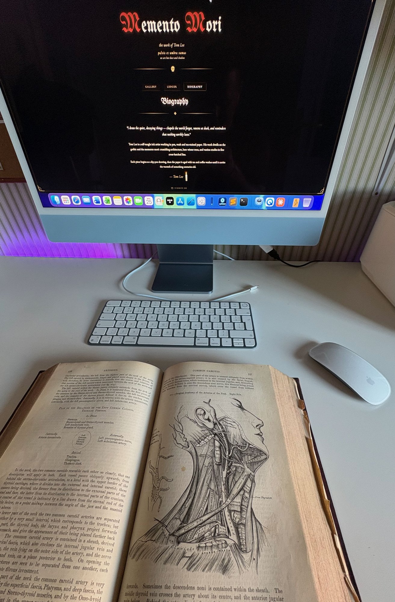 The book itself — open to the surgical anatomy of the neck